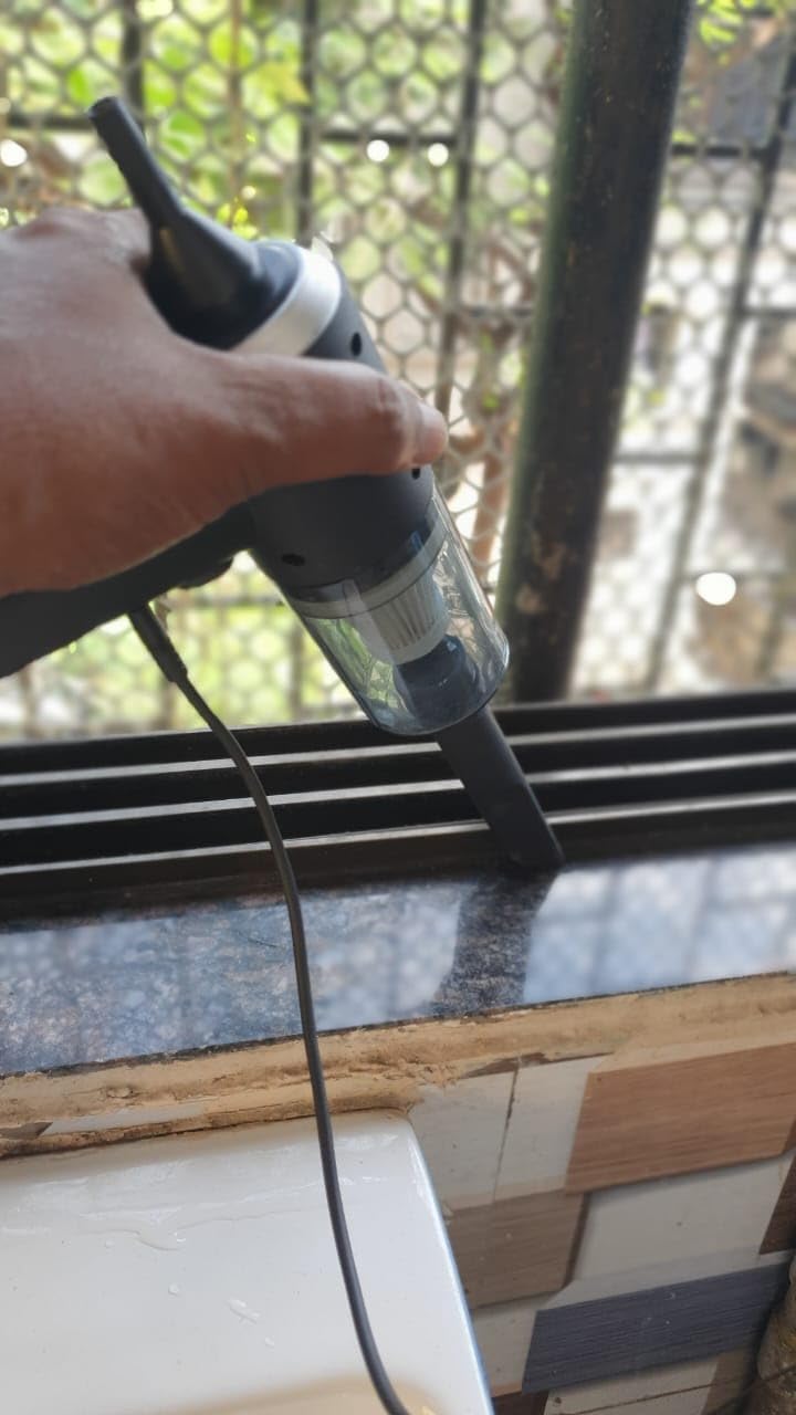 Powerful 3-in-1 Vacuum Cleaner for Car & Home – Compact, Cordless, Wet & Dry, Blower Function, Mini & Portable for Sofa, Dust, and Deep Cleaning (Vaccum Cleaner)