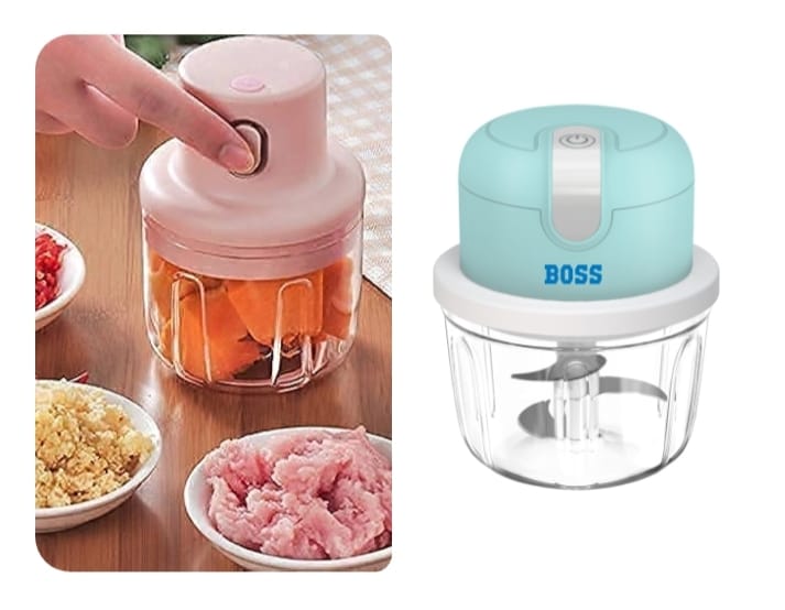 Electric Mini Food Chopper | USB Rechargeable Vegetable & Garlic Cutter for Kitchen