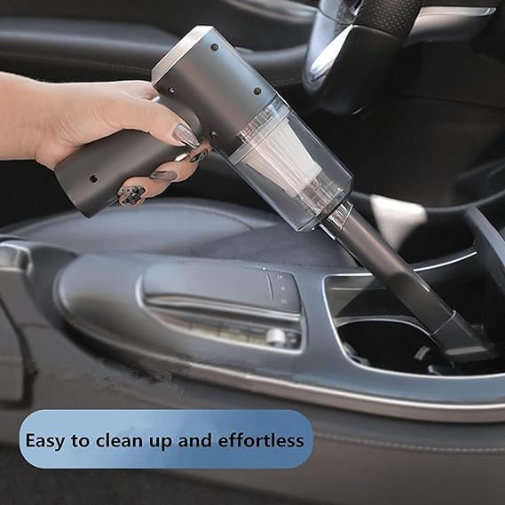 Powerful 3-in-1 Vacuum Cleaner for Car & Home – Compact, Cordless, Wet & Dry, Blower Function, Mini & Portable for Sofa, Dust, and Deep Cleaning (Vaccum Cleaner)